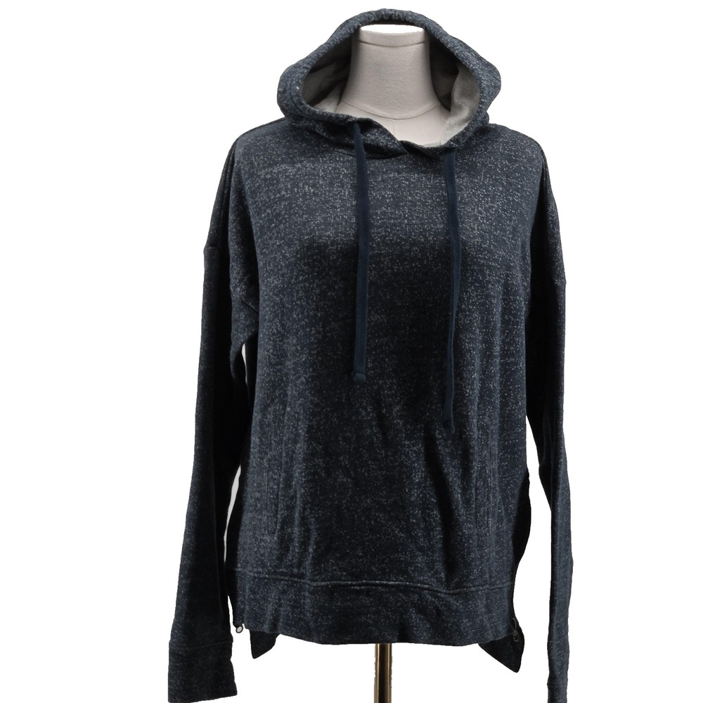 Pact Womens Medium Organic Cotton Hoodie Charcoal Pullover Kangaroo Pocket